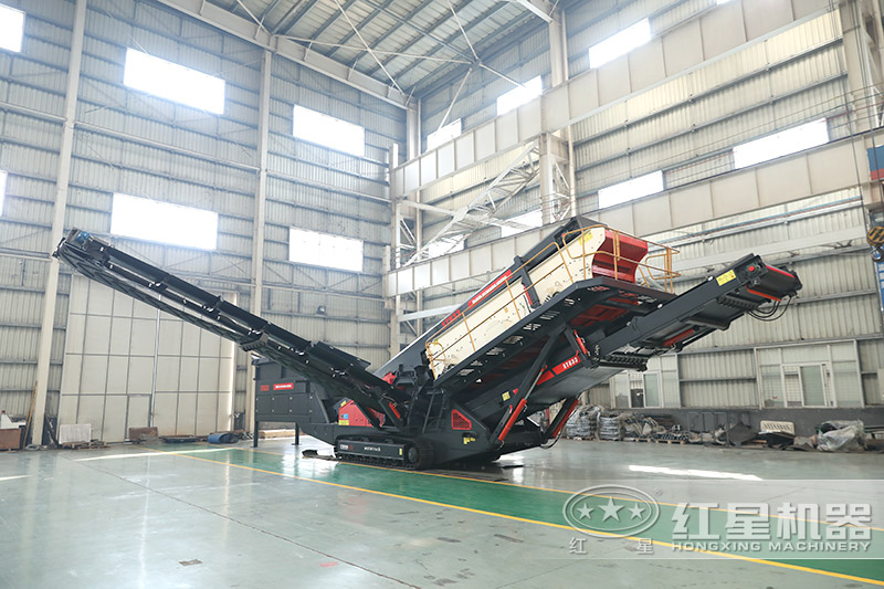 另外，紅星廠家還有履帶裝置的移動磕石機_小型碎石機