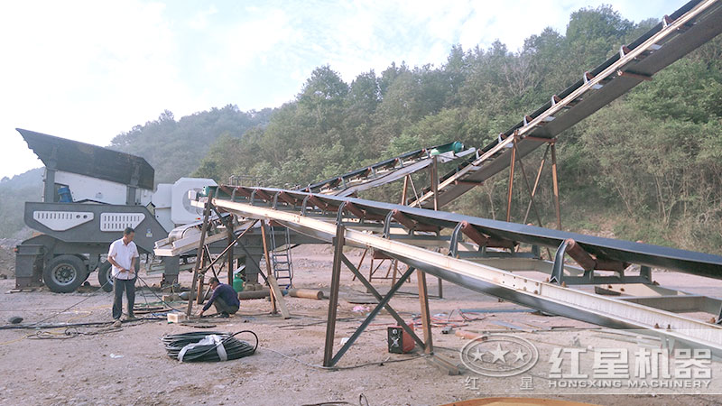 移動粉碎機油電兩用，作業(yè)效率高
