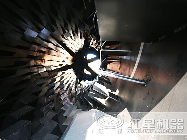 煤泥烘干機內(nèi)部抄板構造