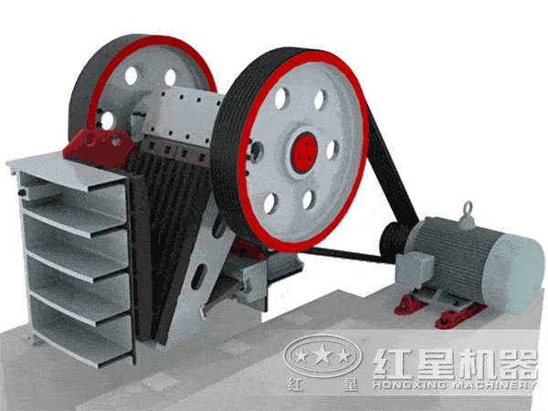 750*1060顎式破碎機(jī)工作原理圖 750*1060顎式破碎機(jī)工作原理圖