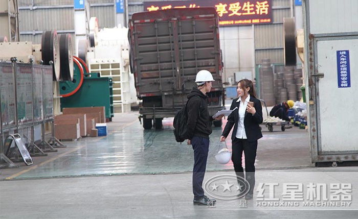 用戶到廠實地參觀，選型