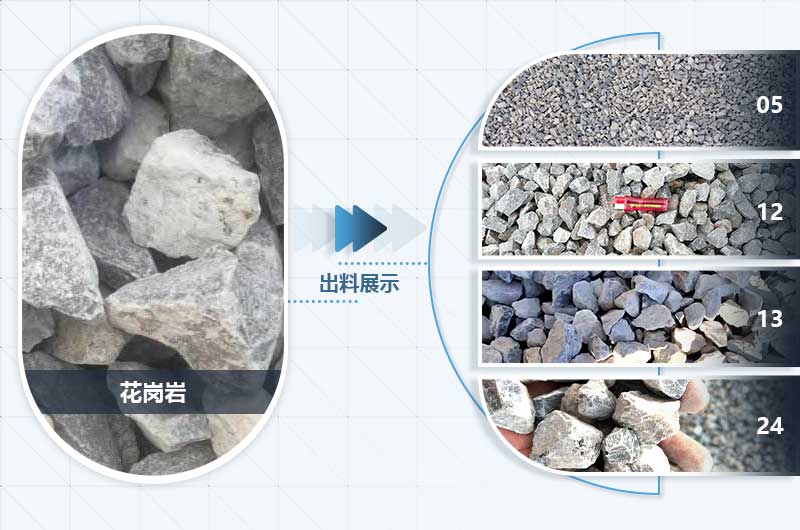 花崗巖碎石成品規(guī)格多，用處廣